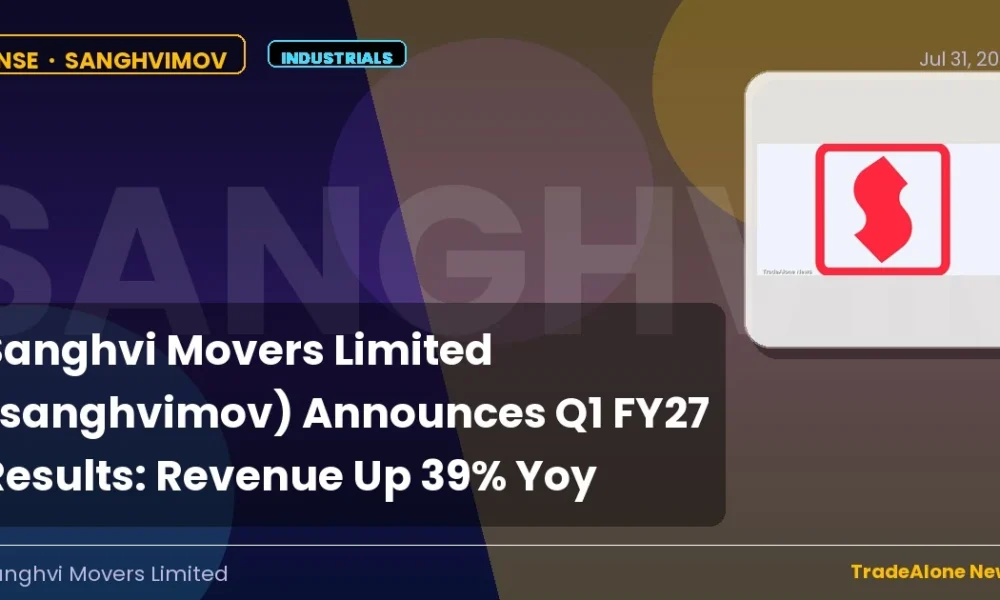 Sanghvi Movers Limited Sanghvimov Q1 FY27 Results