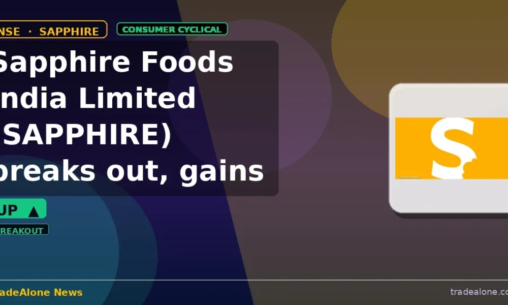 Sapphire Foods India Limited SAPPHIRE breaks out