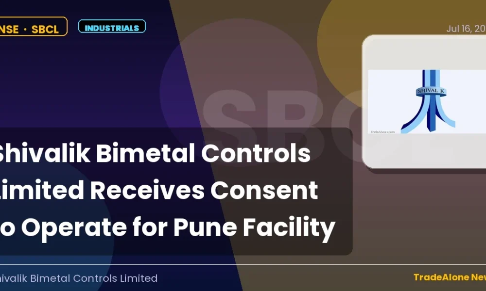 Shivalik Bimetal Controls Limited SBCL CTO Pune July 2026