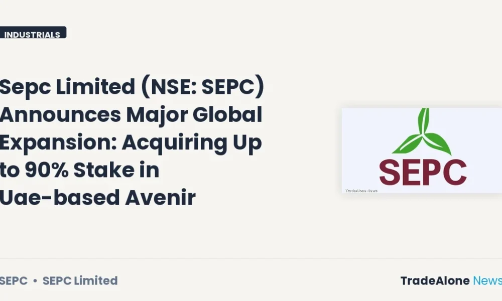 Sepc Limited NSE SEPC Global Expansion Avenir