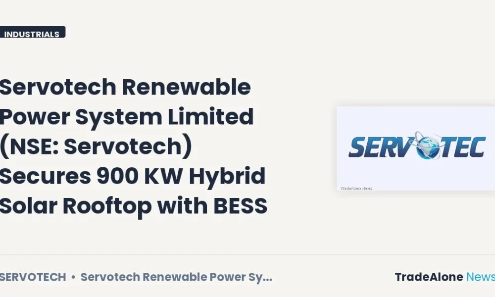 Servotech Renewable Power System Limited NSE Servotech Hybrid Solar Rooftop BESS
