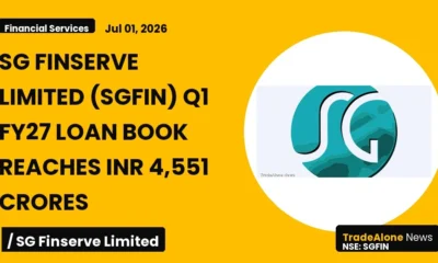 Sg Finserve Limited SGFIN Q1 FY27 Loan Book