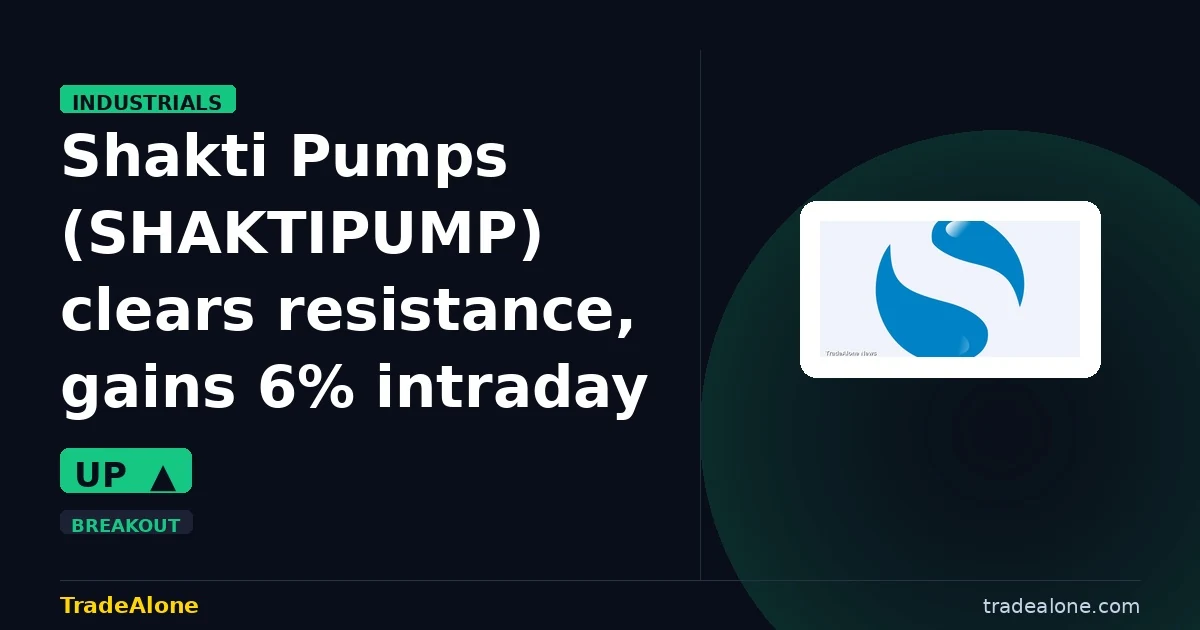 Shakti Pumps (India) Limited (SHAKTIPUMP) Stock Mover