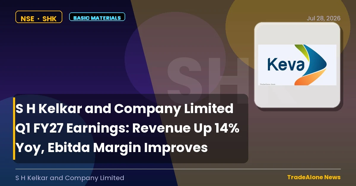 S H Kelkar and Company Limited Q1 FY27 Earnings