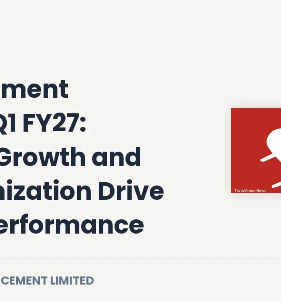 Shree Cement Limited Q1 FY27 Results