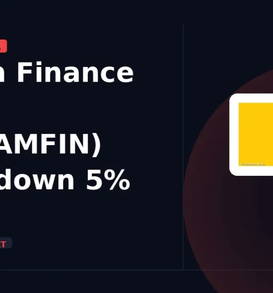 Shriram Finance Limited SHRIRAMFIN moves down 5% intraday
