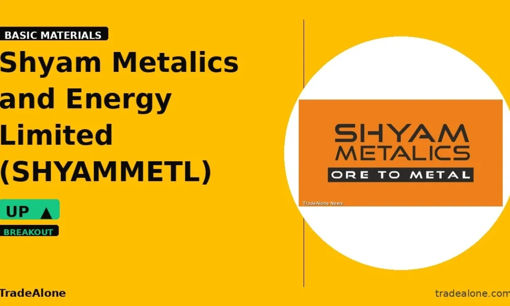 Shyam Metalics and Energy Limited SHYAMMETL breaks out