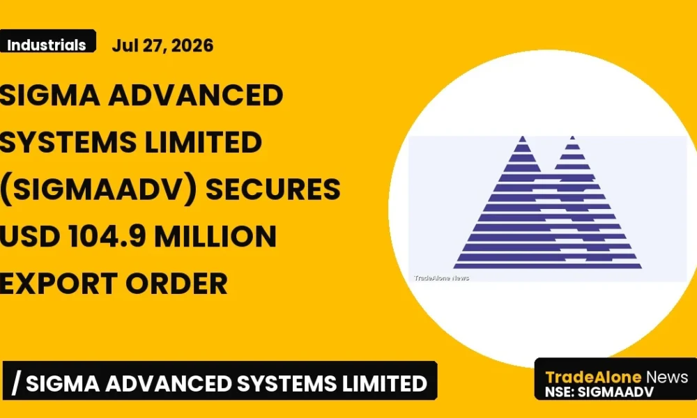 Sigma Advanced Systems Limited (sigmaadv) Q2 FY27 Export ORDER