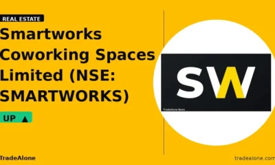 Smartworks Coworking Spaces Limited SMARTWORKS gains 5% intraday