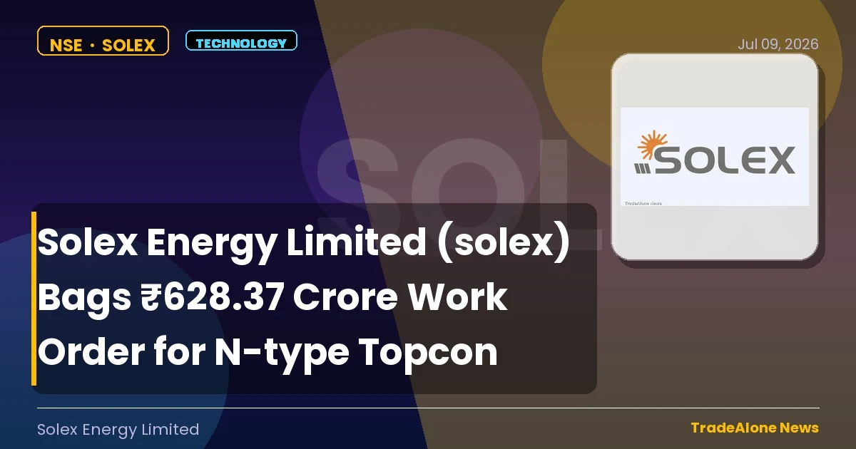 Solex Energy Limited NSE SOLEX Q2 2026 Work Order