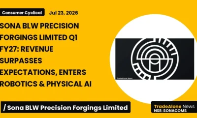 Sona BLW Precision Forgings Limited Sonacoms Q1 FY27 Results