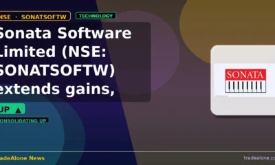 Sonata Software Limited SONATSOFTW extends gains