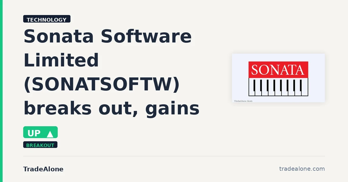 Sonata Software Limited SONATSOFTW breakout