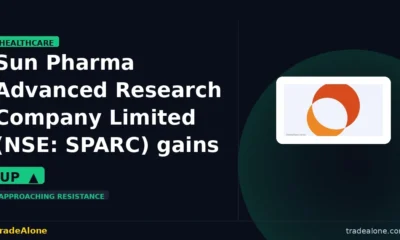 Sun Pharma Advanced Research Company Limited NSE: SPARC gains 10% intraday nears resistance