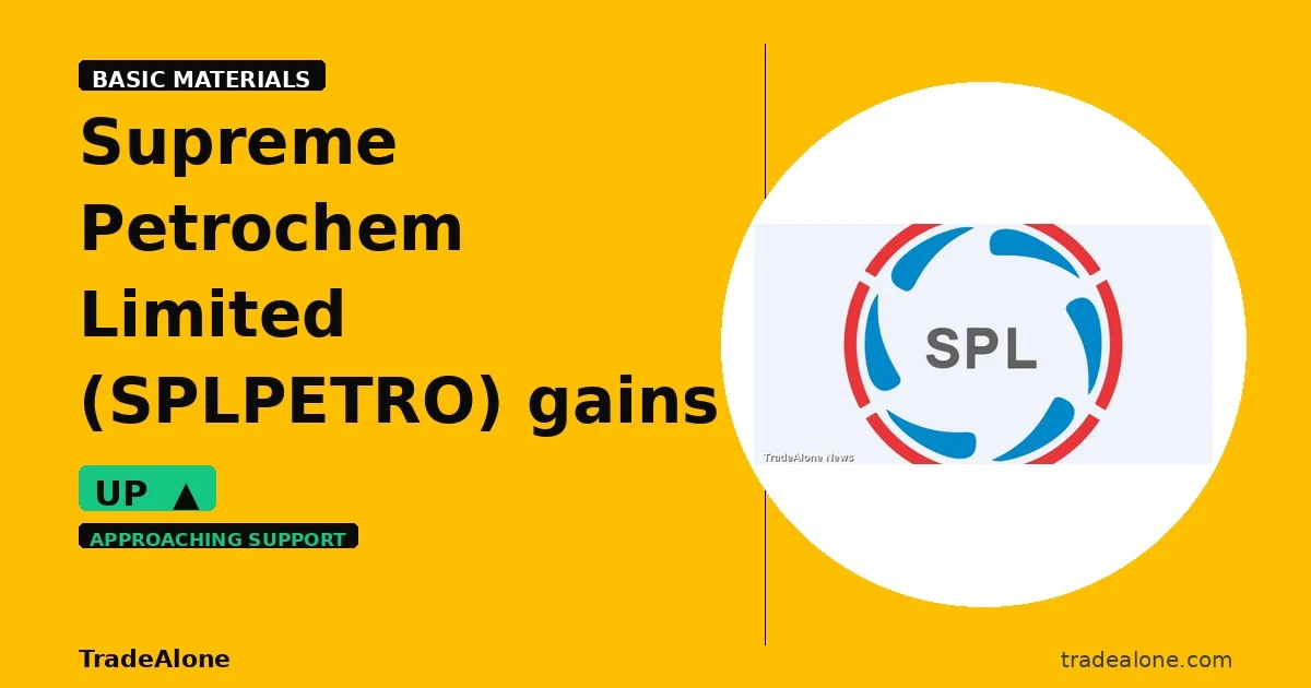 Supreme Petrochem Limited SPLPETRO gains 6% intraday