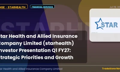Star Health and Allied Insurance Company Limited Starhealth Q1 FY27 Investor Presentation