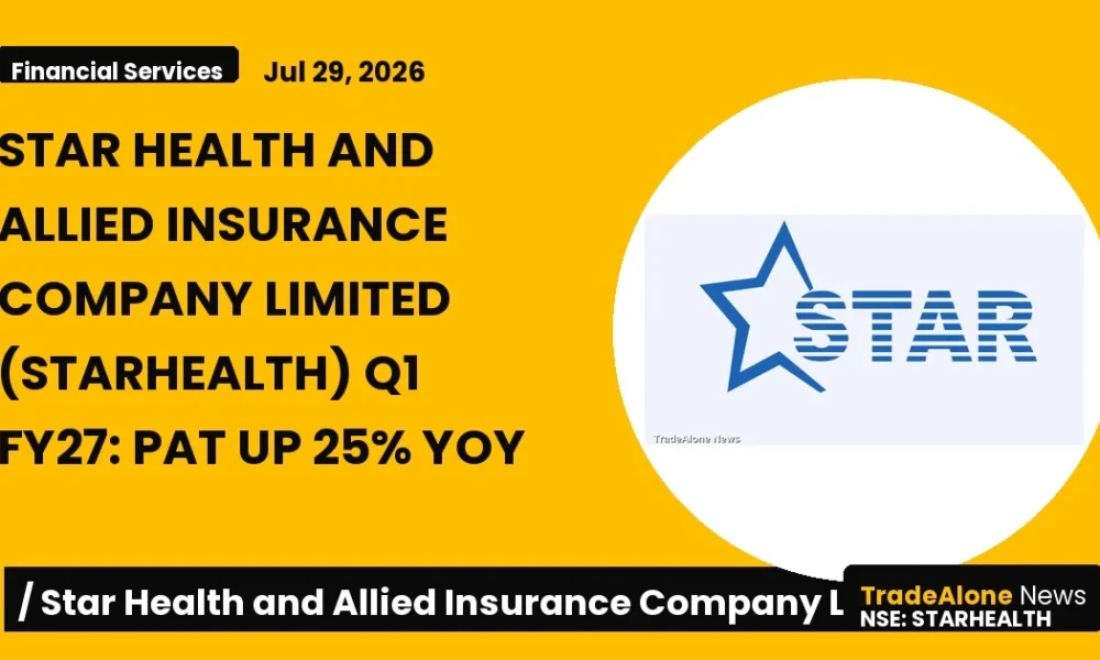 Star Health and Allied Insurance Company Limited Starhealth Q1 FY27 Results