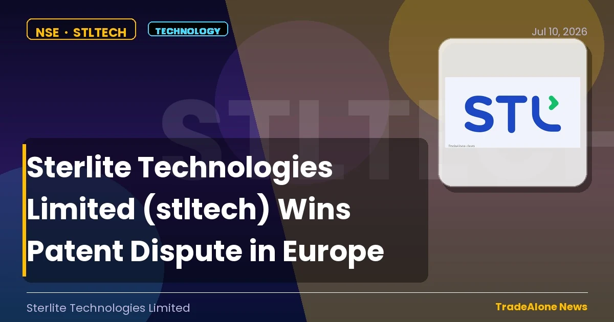 Sterlite Technologies Limited Stltech Q3 FY26 Patent Dispute