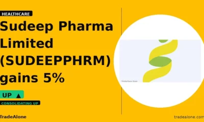 Sudeep Pharma Limited SUDEEPPHRM gains 5% intraday