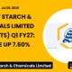 Sukhjit Starch & Chemicals Limited Q1 FY27 Revenue Growth