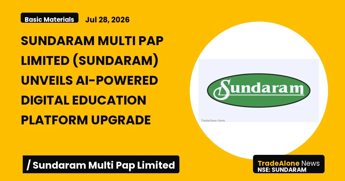 Sundaram Multi Pap Limited Sundaram Ai-powered Digital Education Platform