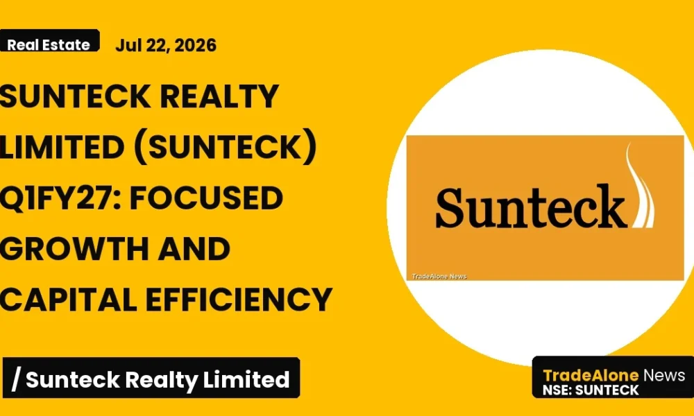 Sunteck Realty Limited Sunteck Q1fy27 Results