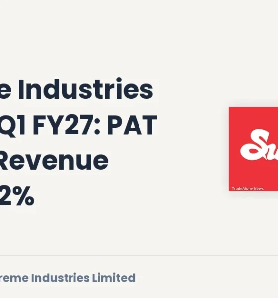Supreme Industries Limited Supremeind Q1 FY27 Results