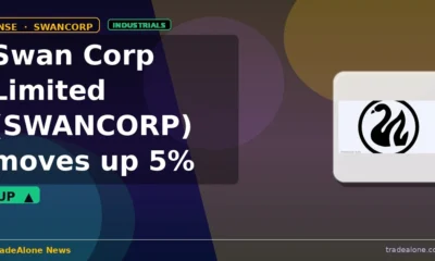 Swan Corp Limited SWANCORP moves up 5% intraday