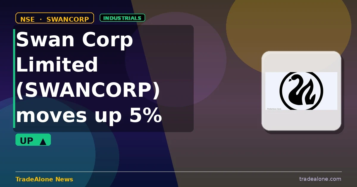 Swan Corp Limited SWANCORP moves up 5% intraday