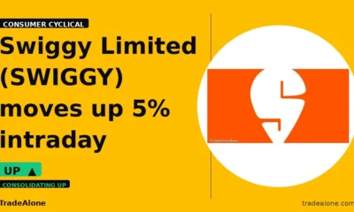 Swiggy Limited SWIGGY moves up 5% intraday