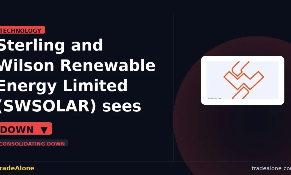 Sterling and Wilson Renewable Energy Limited SWSOLAR pullback after breakout