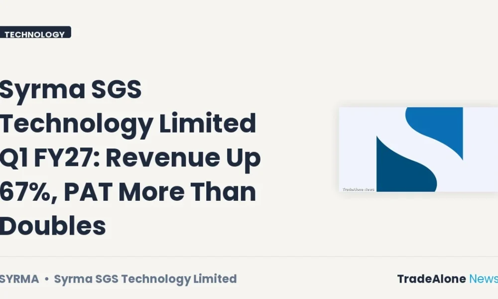 Syrma SGS Technology Limited Q1 FY27 Results