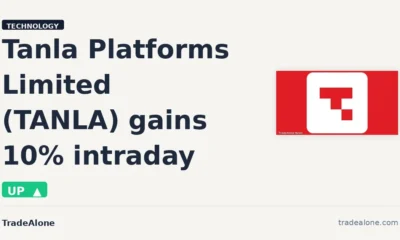 Tanla Platforms Limited TANLA gains 10% intraday