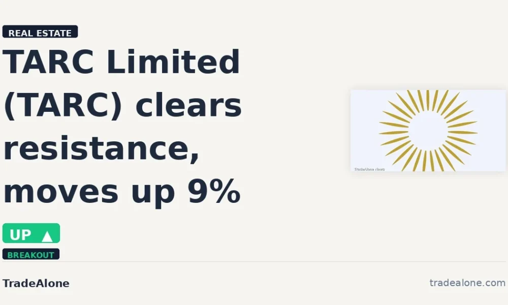 TARC Limited TARC clears resistance