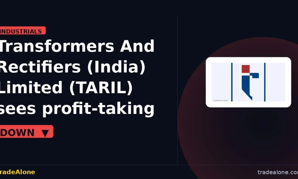 Transformers And Rectifiers (India) Limited TARIL pulls back from breakout highs