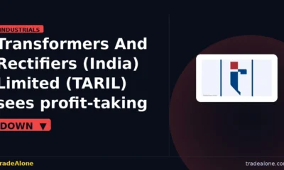 Transformers And Rectifiers (India) Limited TARIL pulls back from breakout highs