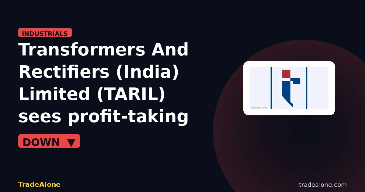 Transformers And Rectifiers (India) Limited TARIL pulls back from breakout highs