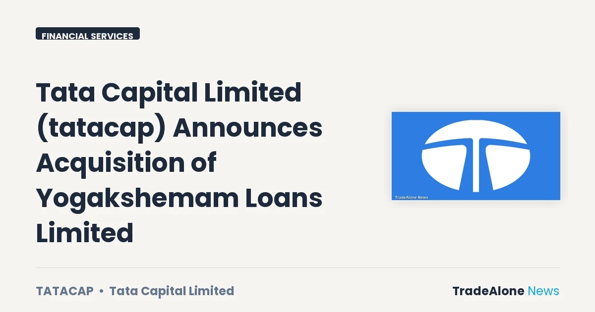 Tata Capital Limited Tatacap Q3 FY26 Acquisition