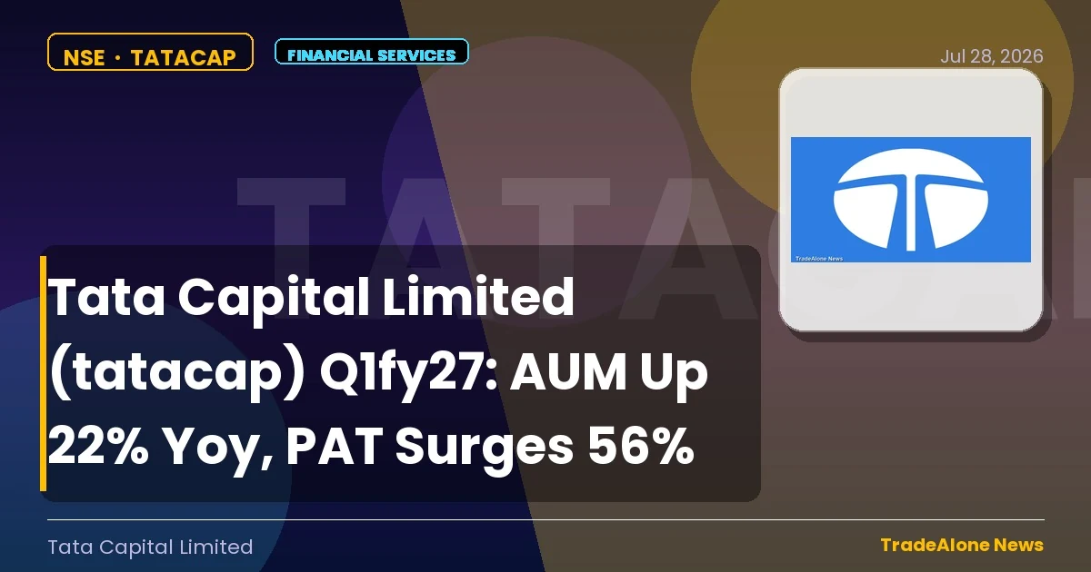 Tata Capital Limited Tatacap Q1fy27 Results