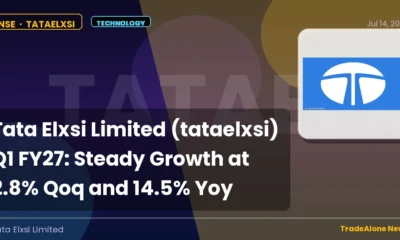 Tata Elxsi Limited Q1 FY27 Growth