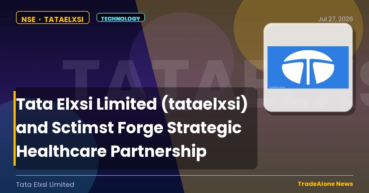 Tata Elxsi Limited Tataelxsi Healthcare Partnership July 2026