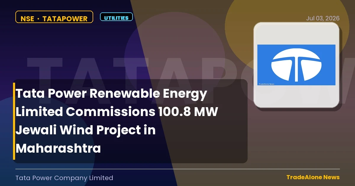 Tata Power Renewable Energy Limited 100.8 MW Jewali Wind Project