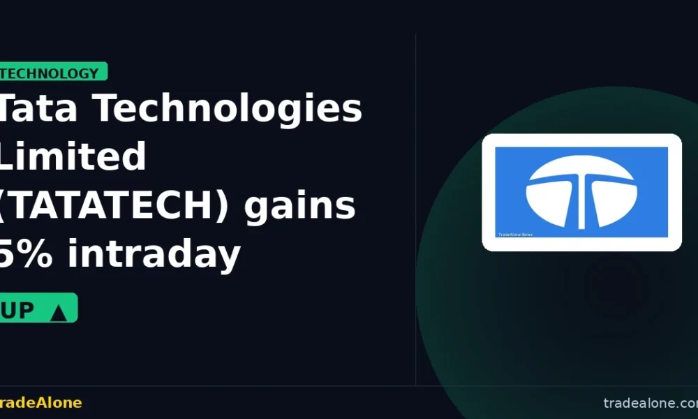 Tata Technologies Limited TATATECH intraday gains