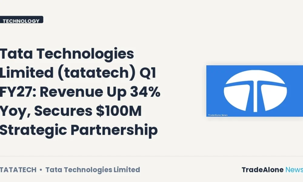 Tata Technologies Limited Q1 FY27 Tatatech