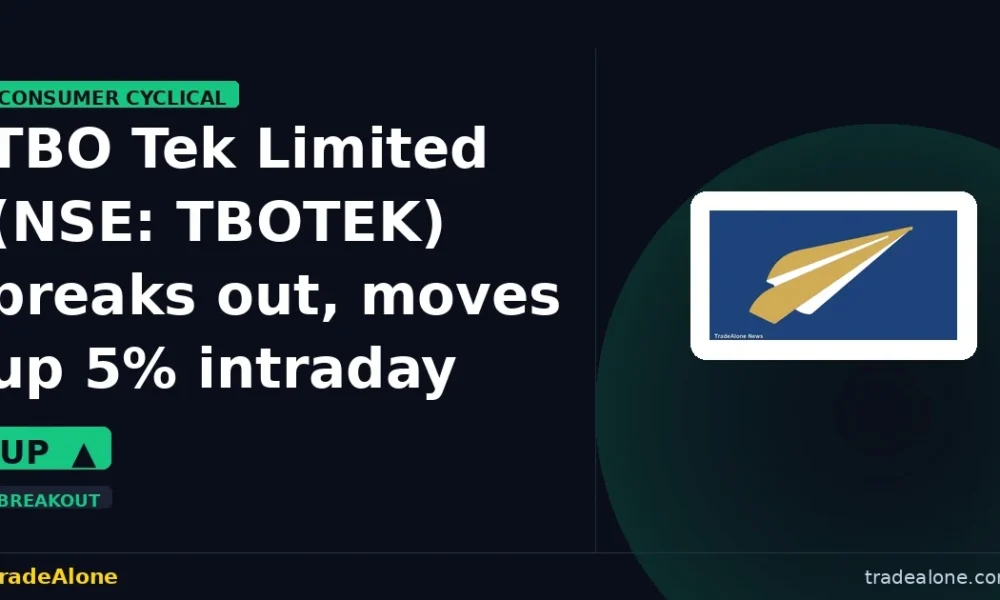 TBO Tek Limited TBOTEK breaks out