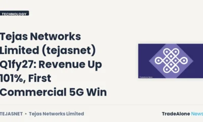Tejas Networks Limited Tejasnet Q1 FY27 Results