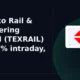 Texmaco Rail & Engineering Limited TEXRAIL clears resistance