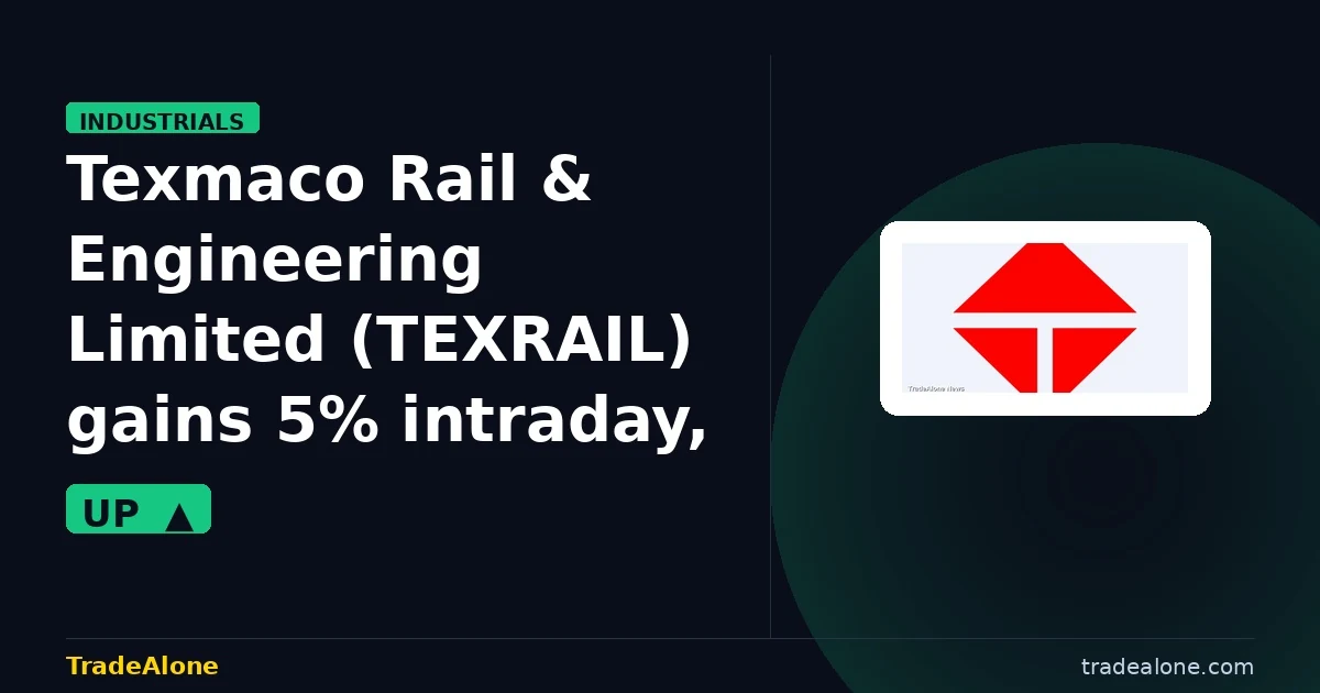 Texmaco Rail & Engineering Limited TEXRAIL clears resistance