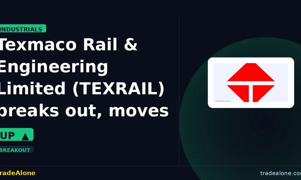 Texmaco Rail & Engineering Limited TEXRAIL breakout