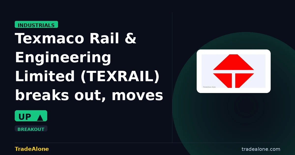 Texmaco Rail & Engineering Limited TEXRAIL breakout